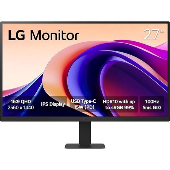 LG 27-inch QHD IPS Monitor with USB-C