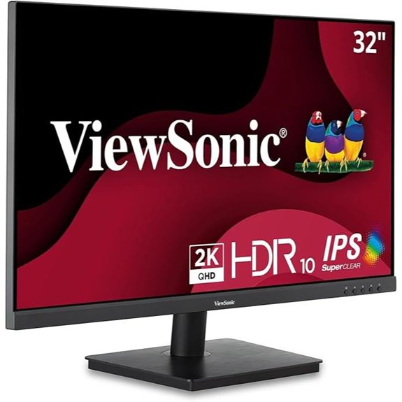 ViewSonic 32 QHD IPS Monitor with HDMI & DisplayPort
