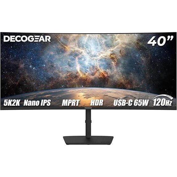Deco Gear 40” 5K2K Nano IPS Curved Monitor