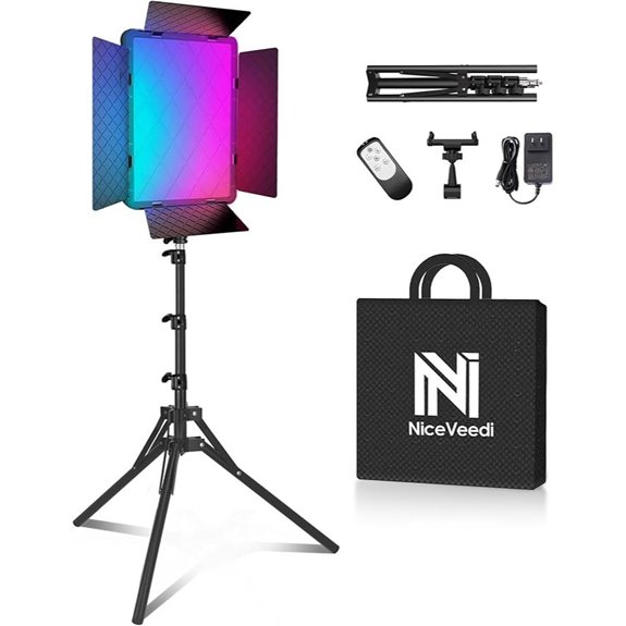 NiceVeedi 40W RGB Studio Lighting with Effects