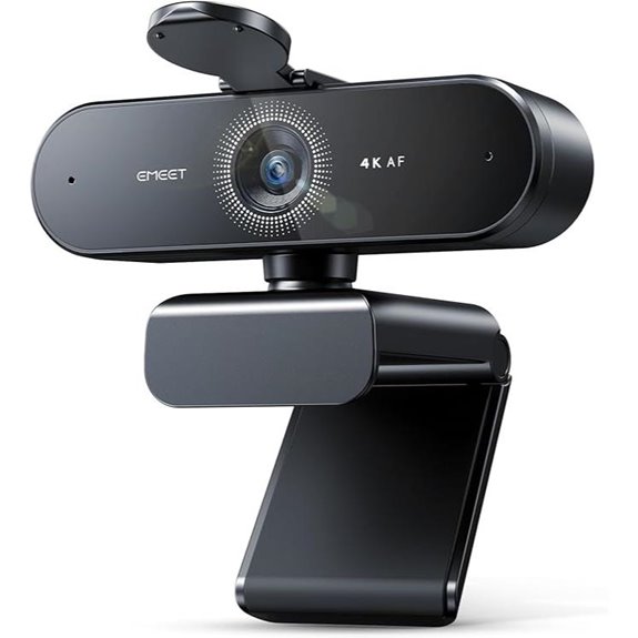 EMEET NOVA 4K Webcam with Autofocus and Noise Mics