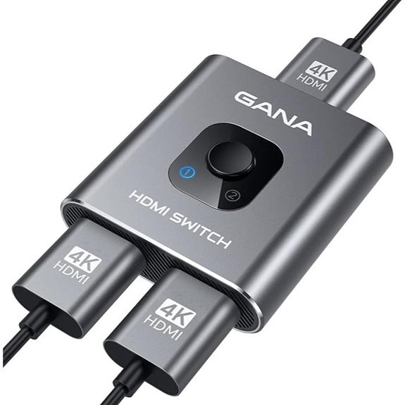 GANA 4K HDMI Switch 2-in-1 Splitter