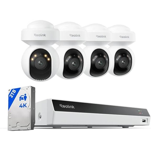 Reolink 4K PT Security Camera System with NVR