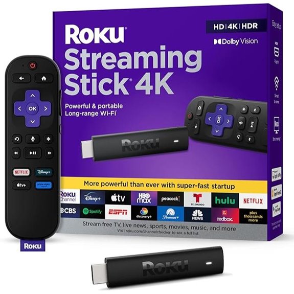 Roku Streaming Stick 4K with Voice Remote