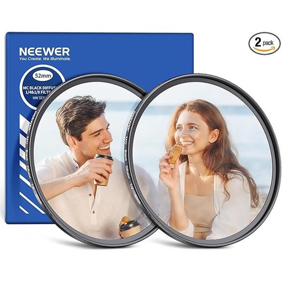 NEEWER 52mm Diffusion Camera Lens Filter Set