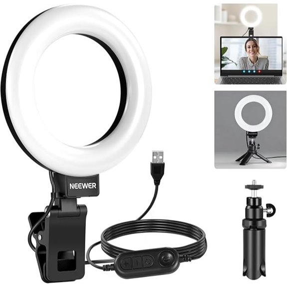 NEEWER 5 Ring Light for Streaming and Video Calls