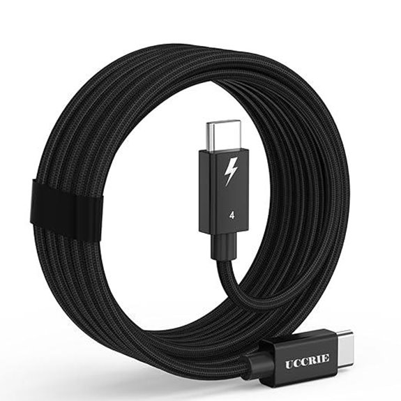 Thunderbolt 4 Cable 6.6FT for 8K/4K Displays