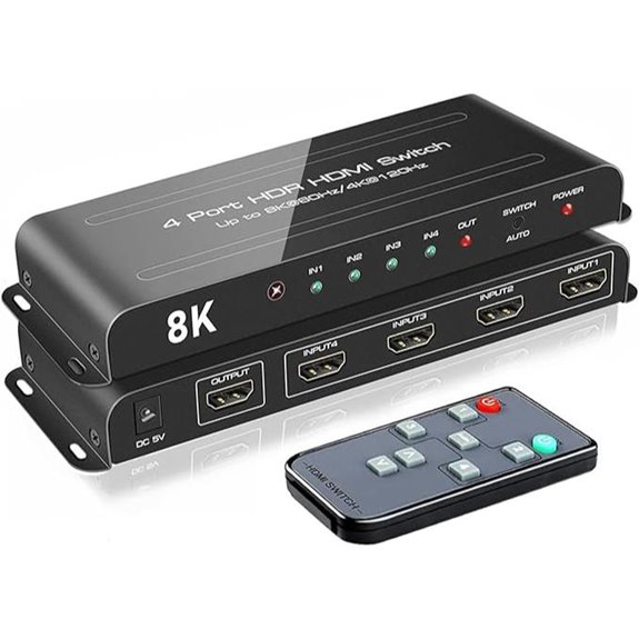 ROOFULL 8K HDMI 2.1 Switch with Remote