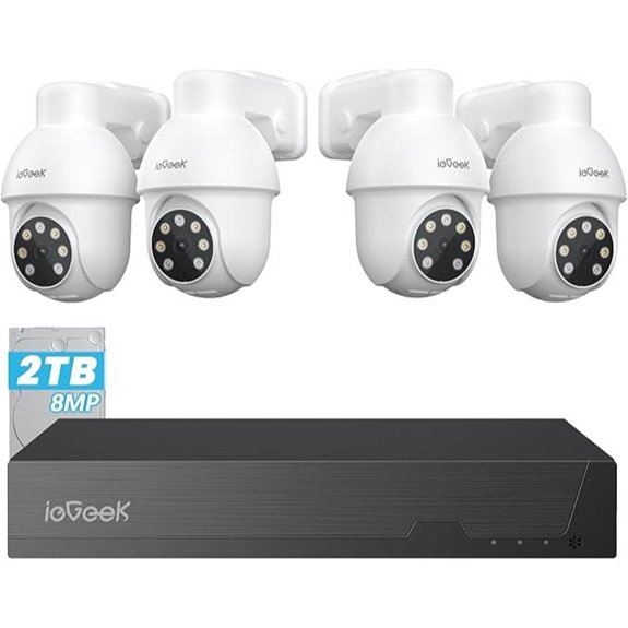 ieGeek 8MP PoE Security Camera System with NVR