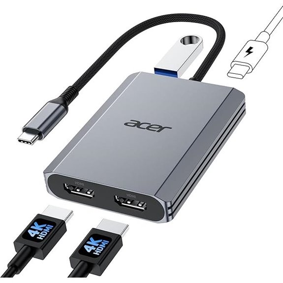 Acer USB-C to Dual HDMI 4K Adapter
