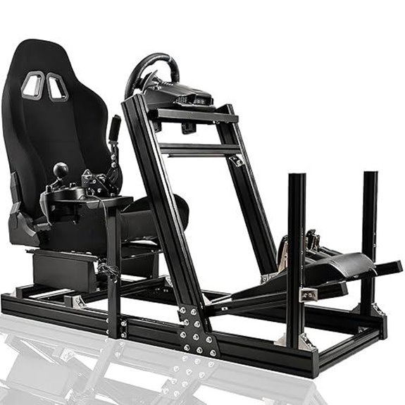 Marada Aluminum Racing Simulator Cockpit (Seat & Adjustable)
