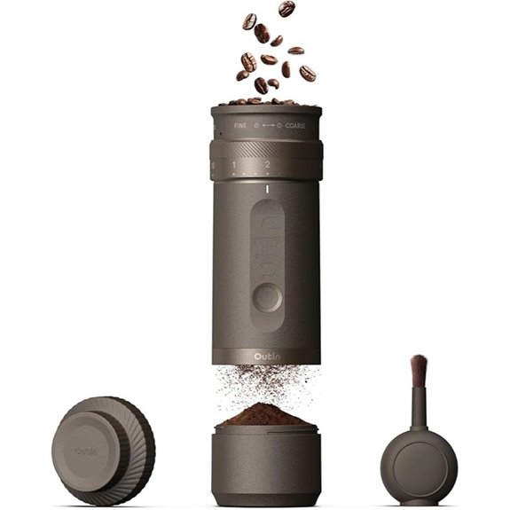 OutIn Fino Electric Coffee Grinder with Adjustable Settings