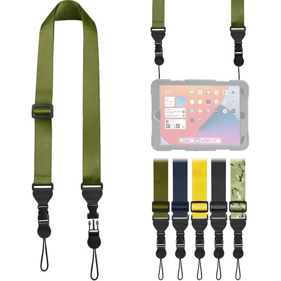 Adjustable Nylon Neck Strap for iPad Camera Luggage
