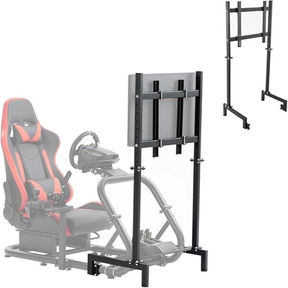 Racing Simulator Display Bracket for 24-60 Inch Monitors