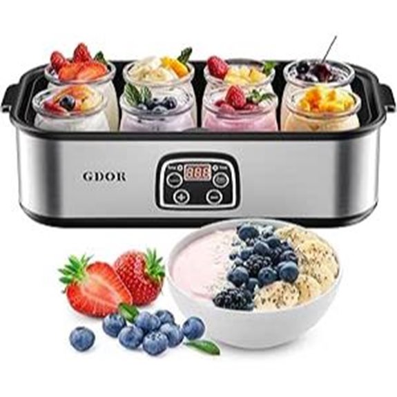 GDOR Yogurt Maker with Adjustable Temp & Timer