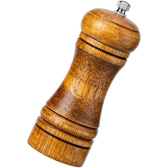 Wooden Pepper Grinder with Adjustable Coarse Settings