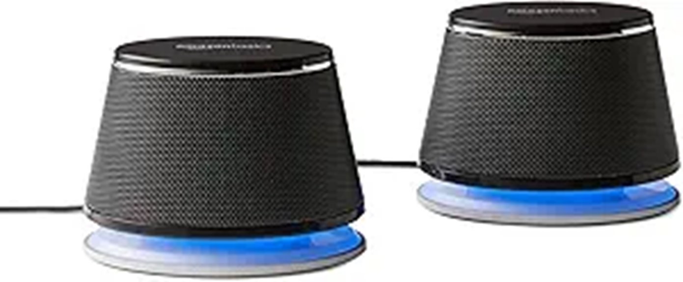 Amazon Basics Stereo 2.0 Speakers for PC/Laptop