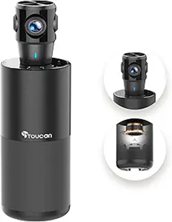 TOUCAN 360° HD Webcam with AI Tracking
