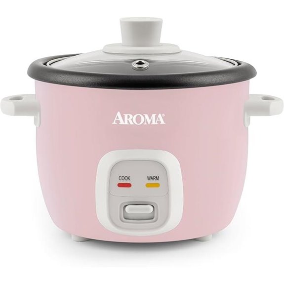 Aroma 4-Cup Rice & Grain Cooker (ARC-302NGP)