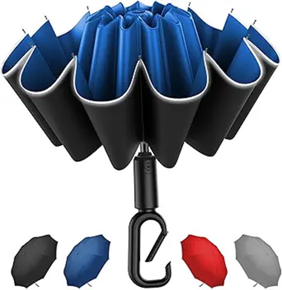 Auto Open Close Travel Umbrella with UV Protection