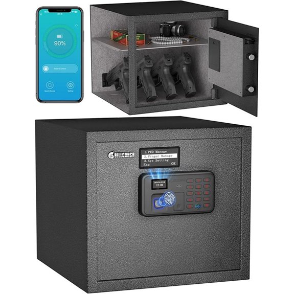 Billconch Biometric Smart Gun Safe with Quick Access