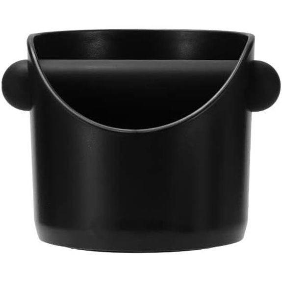 Coffee Knock Box for Espresso Grounds Black