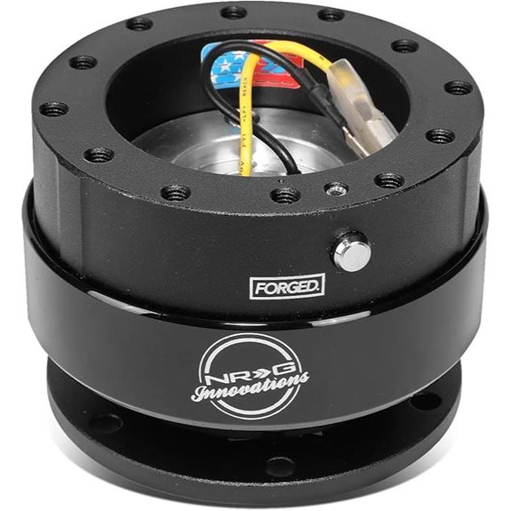NRG Race Steering Wheel Quick Release (Black)