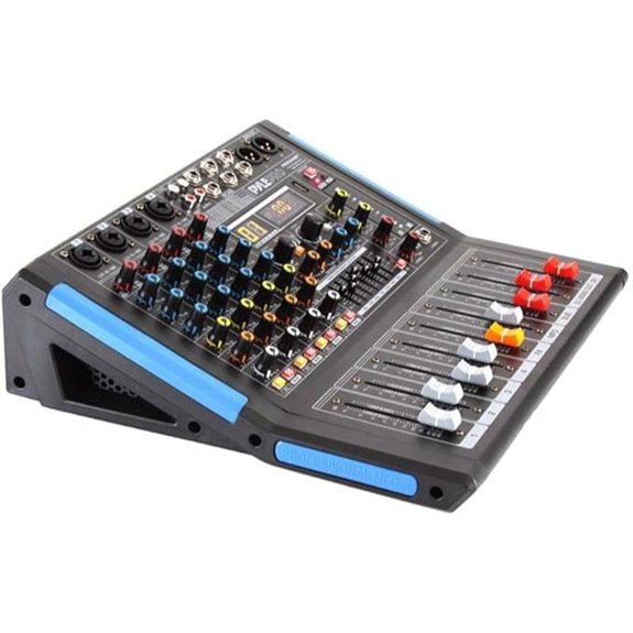 Pyle 4-Channel Bluetooth Audio Mixer with USB