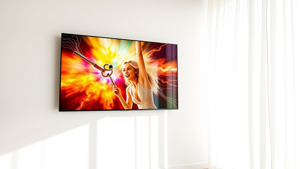 bright glare resistant display