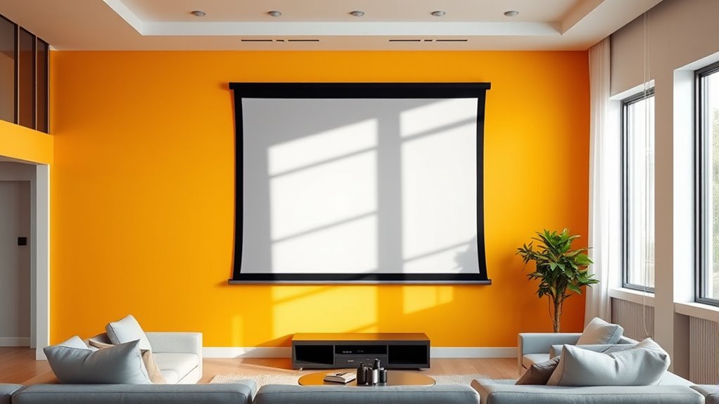 bright room projection considerations
