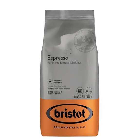 Bristot Medium Roast Italian Espresso Beans (2.2 lb)