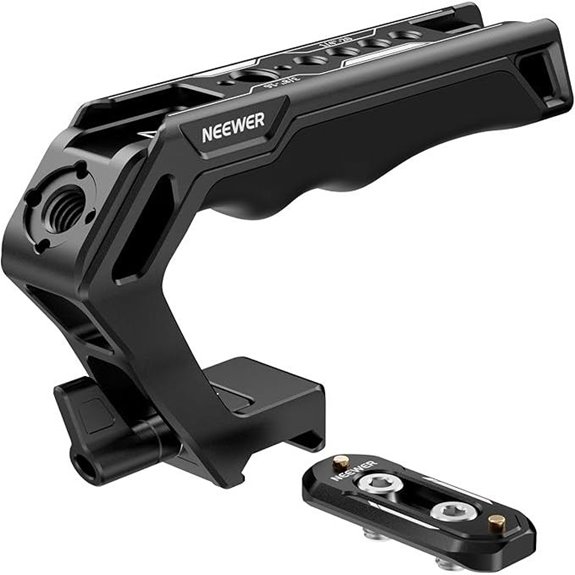 NEEWER Camera Handle & NATO Rail Kit with Cold Shoes