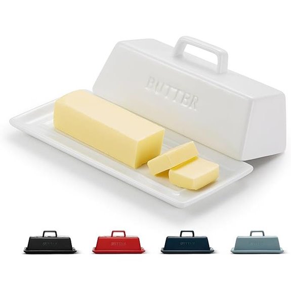 Kook Ceramic Butter Dish with Lid