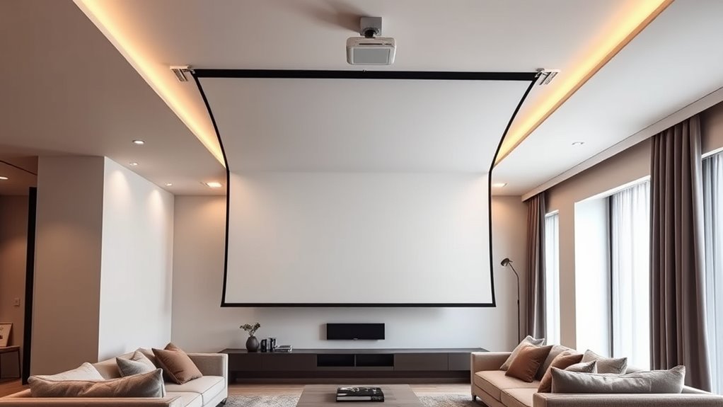 choosing optimal projector screen