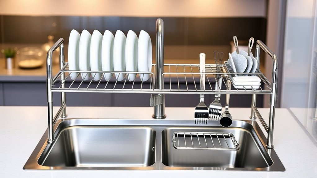 choosing suitable over sink rack