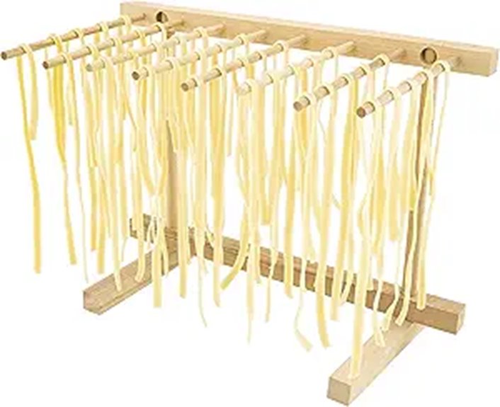 Southern Homewares Collapsible Wooden Pasta Drying Rack