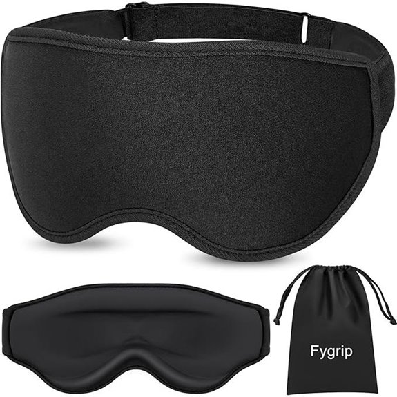 comfortable light blocking sleep mask