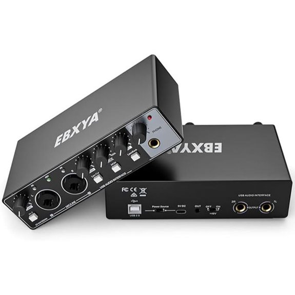 EBXYA 2x2 Audio Interface for Recording Music