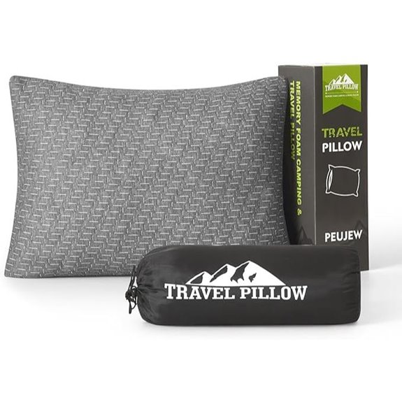 Small Memory Foam Travel Pillow with Breathable Cover