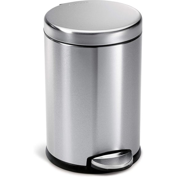 Simplehuman 4.5L Round Stainless Steel Step Trash Can