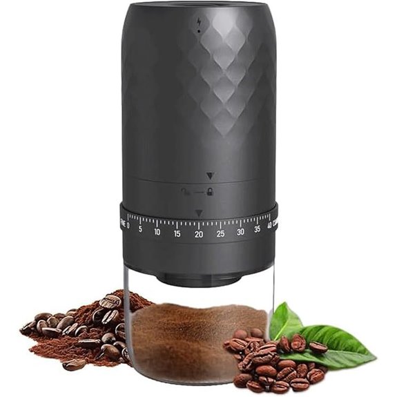 Portable Burr Coffee Grinder for Travel and Home