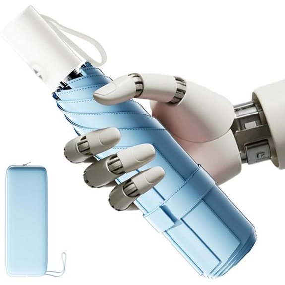 Mini Travel Windproof Umbrella with UV Protection