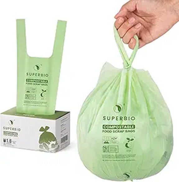 Superbio Compostable Food Scrap Bags 50 Count