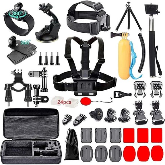 comprehensive action camera kit