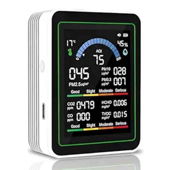 10-in-1 Indoor Air Quality Monitor & Test Kit