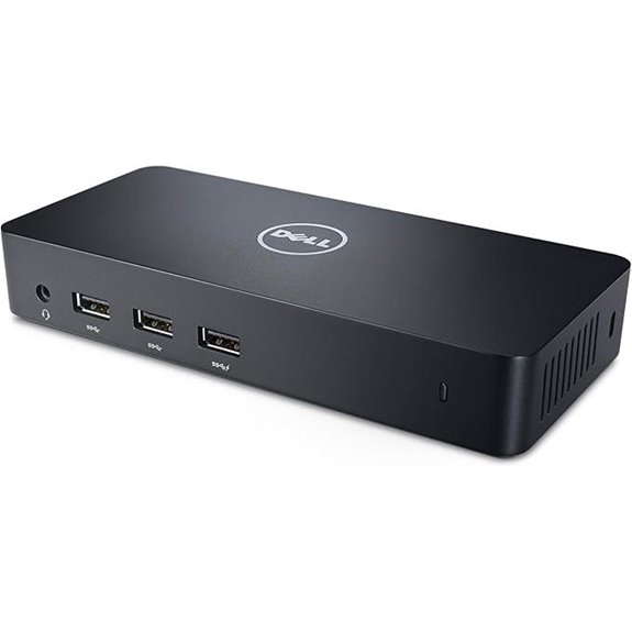 Dell USB 3.0 Ultra HD/4K Triple Display Docking Station (D3100) Black
