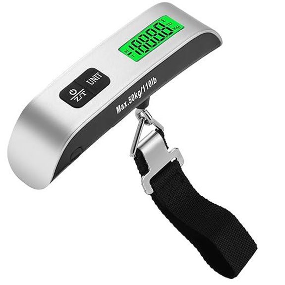 Digital Luggage Scale 110lb with Backlit LCD