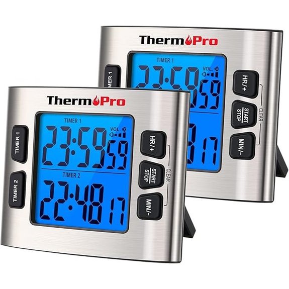 ThermoPro TM02 Digital Kitchen Timer with Backlit LCD