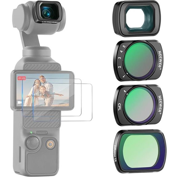 NEEWER 3-Pack Filter Set for DJI Osmo Pocket