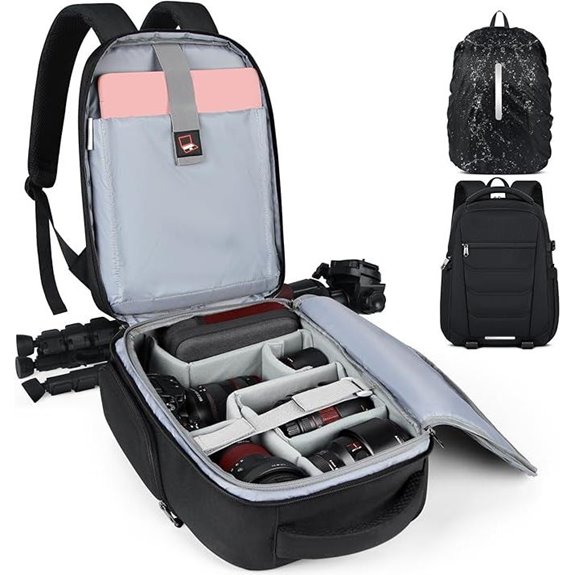 dslr camera backpack rain